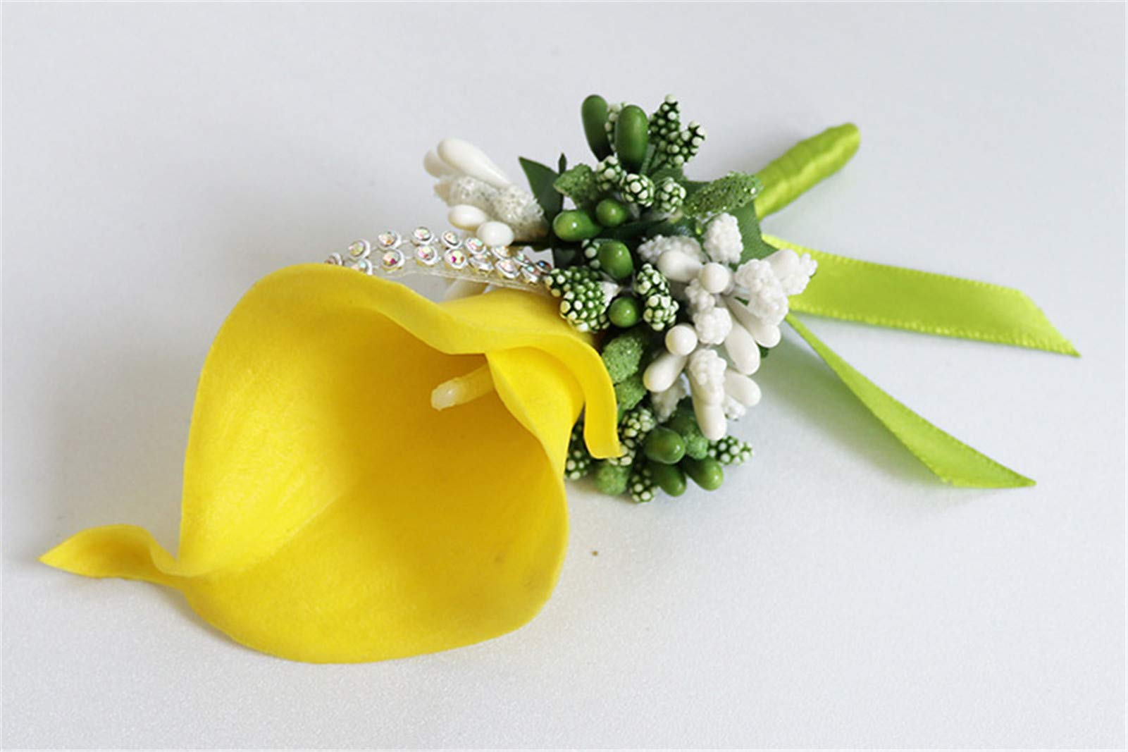 Elegant Rose Boutonniere for Groom & Groomsmen - Wedding, Prom, Party Corsage Brooch - Perfect for Formal Events & Special Occasions