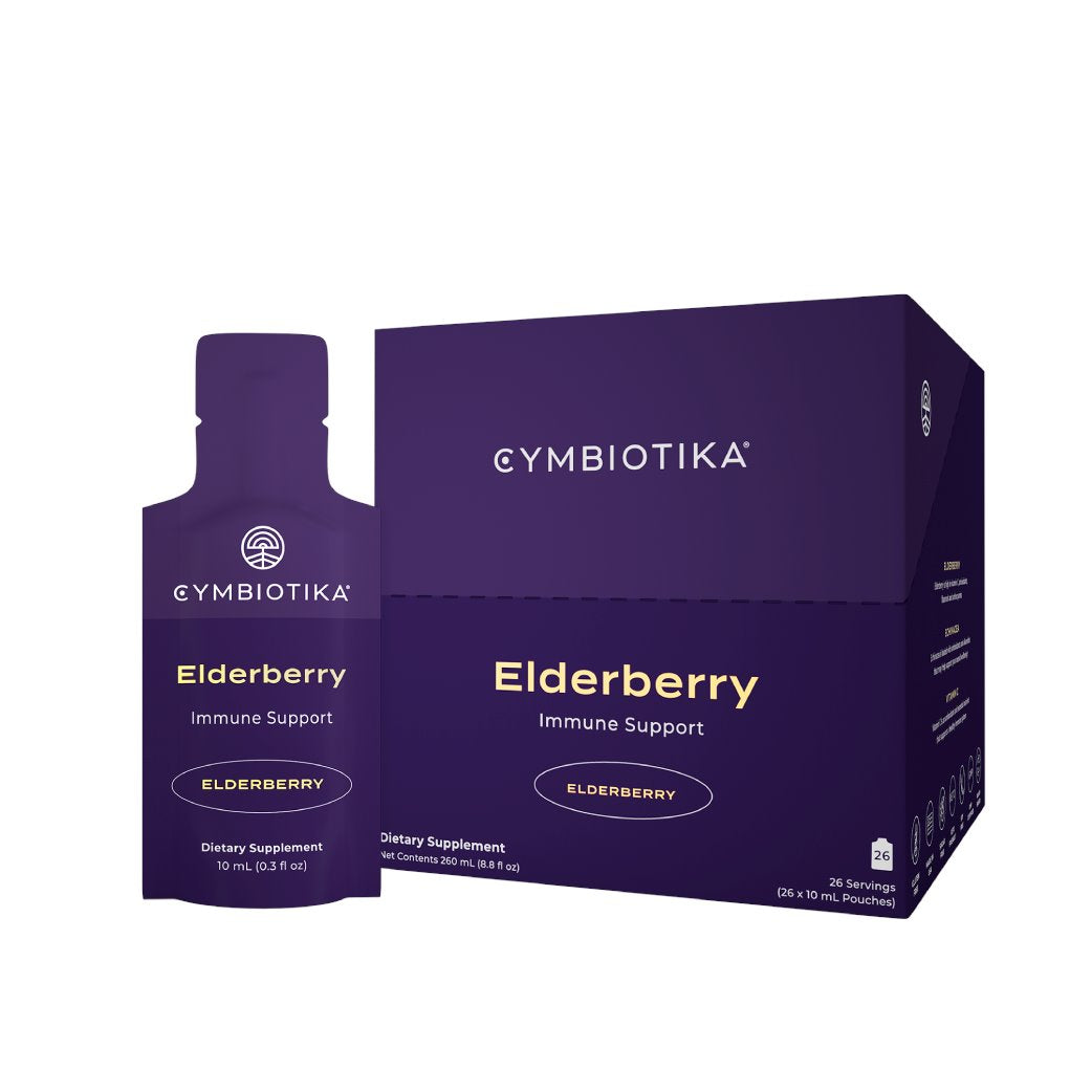 Cymbiotika Liposomal Elderberry Supplement - Immune Support & Antioxidant Boost for Cold & Flu Season | Vegan, Non-GMO, Gluten-Free | Daily Wellness & Immune Defense