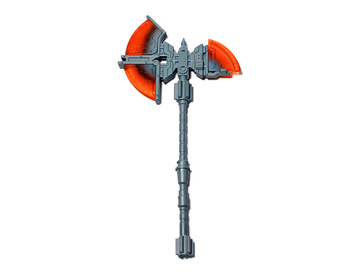 DNA Design DK 43R Red Axe Upgrade Weapon for Cosplay, LARP & Collectibles - High-Quality Prop Axe for Viking, Warrior & Fantasy Costumes