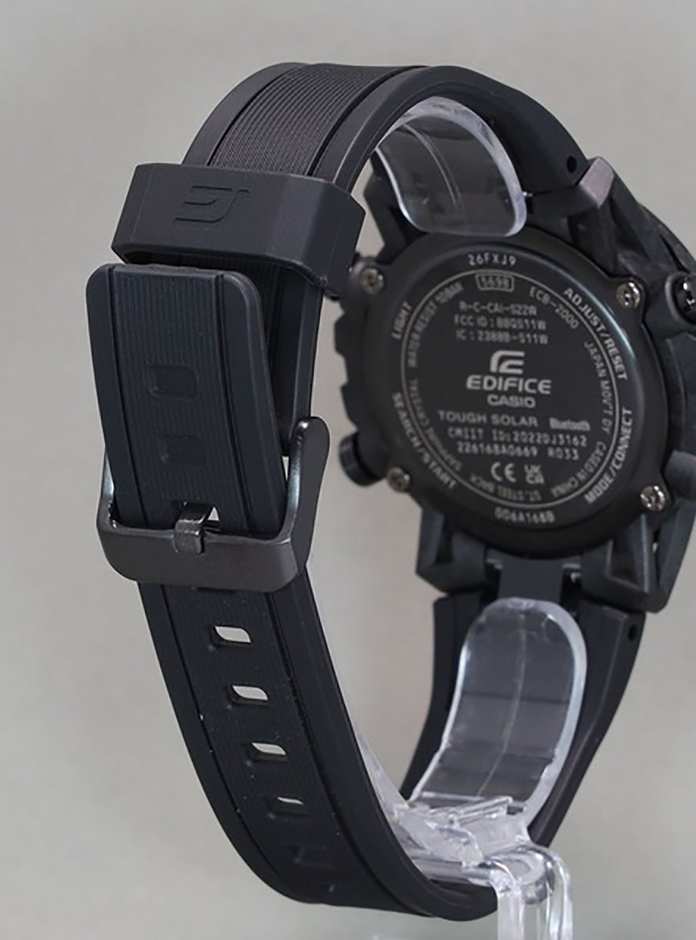 CASIO EDIFICE ECB-2000YPB-1AJF Men's Solar-Powered Chronograph Watch with Stainless Steel Band - Perfect for Business, Casual & Outdoor Activities