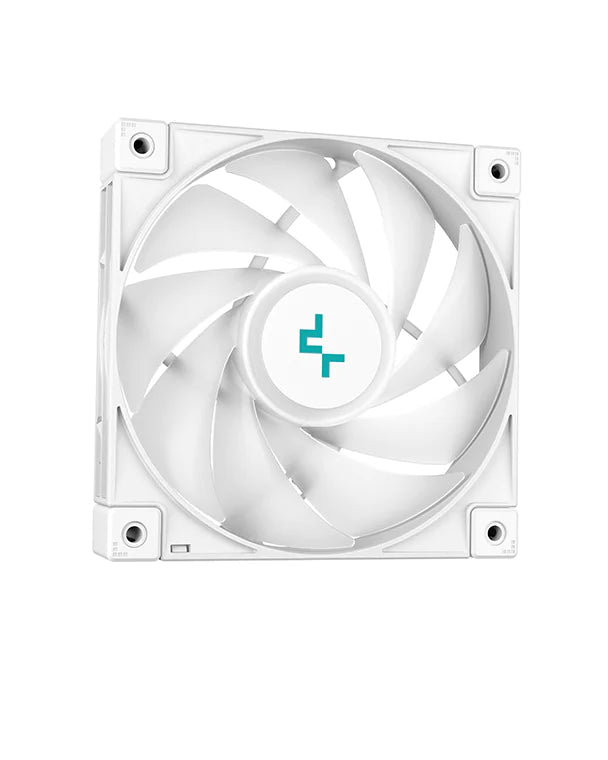 DeepCool LS520 ARGB 240mm AIO Liquid CPU Cooler - White | High Performance RGB Water Cooling System for Gaming PC & Workstation | Perfect for Overclocking & Silent Operation