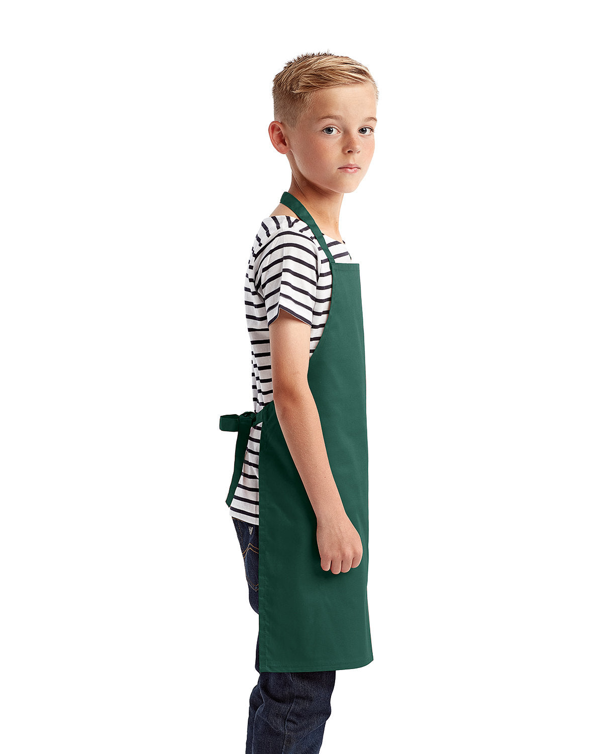 Reprime RP149 Youth Recycled Apron - Eco-Friendly Artisan Collection for Kids Cooking & Baking - Perfect for Home, School & DIY Craft Activities