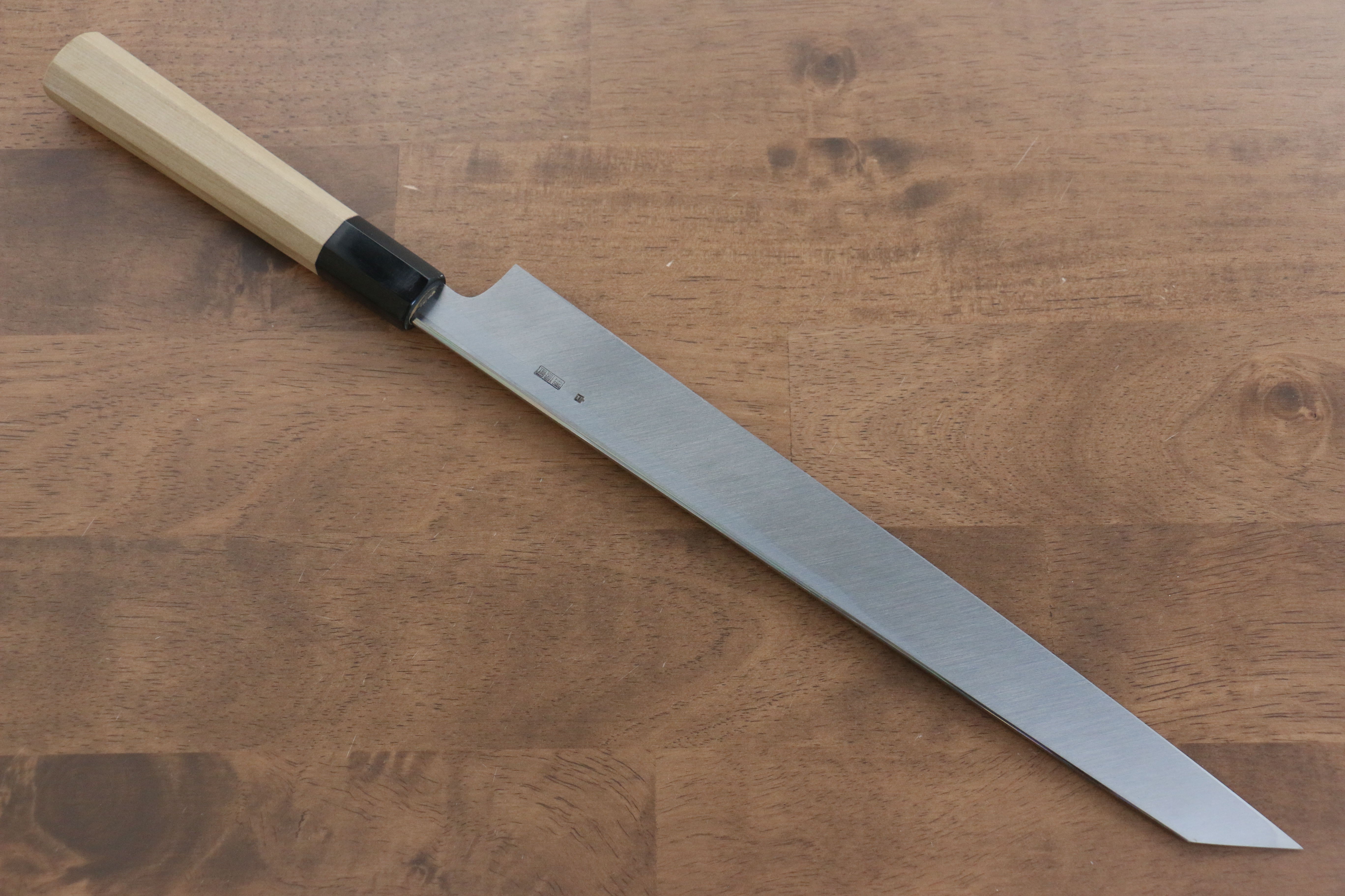 Premium Kikuzuki White Steel No.2 Kiritsuke Yanagiba Knife 300mm - Japanese Chef's Knife for Sushi, Sashimi & Precision Cutting - Magnolia Wood Handle - Professional Kitchen & Home Cooking Essential