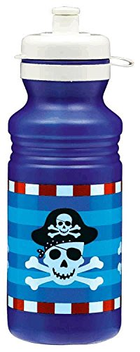 1 X Pirate Treasure Water Bottle - Insulated Stainless Steel Kids Bottle with Leakproof Lid - Perfect for School, Outdoor Adventures & Themed Parties
