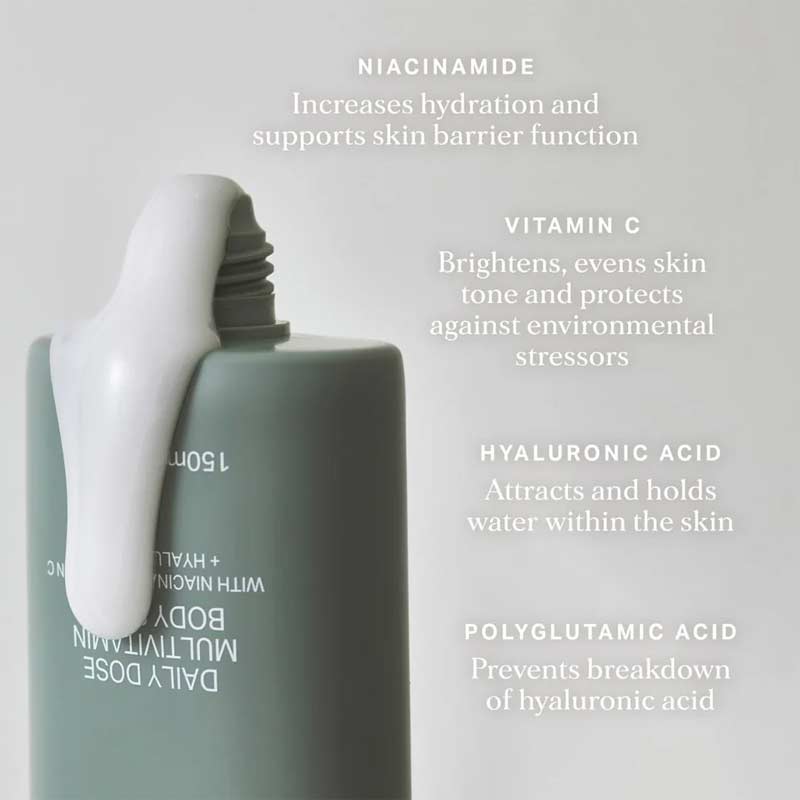 Alpha H Daily Dose Multivitamin Body Serum - Anti-Aging & Skin Brightening Serum for Face & Body - Perfect for Daily Skincare Routine & Nighttime Regimen