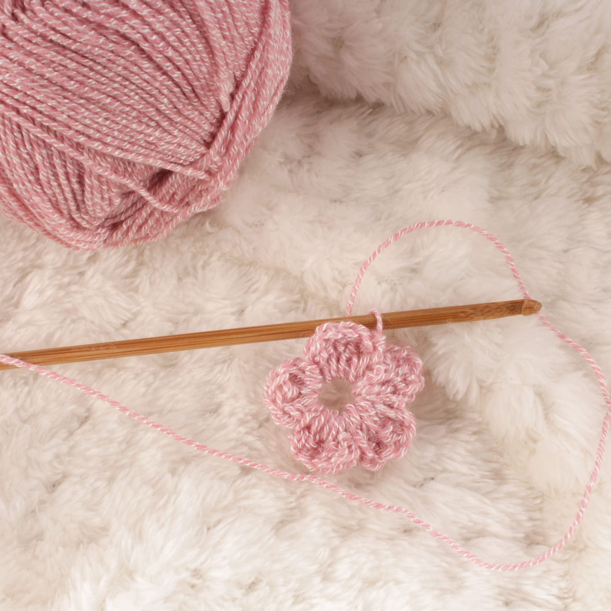 JubileeYarn Soft & Slim Baby Weight Yarn - Rayon Bamboo Wool Blend (50g/Skein) - Milk Chocolate (2 Skeins) - Perfect for Knitting Baby Clothes, Blankets & Crochet Projects
