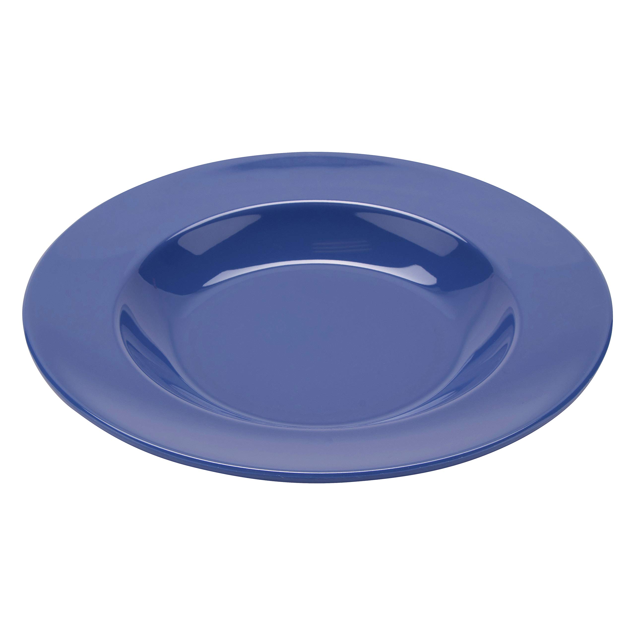 Diamond Mardi Gras Collection 16 oz. Melamine Bowls - Pack of 12, Blue - Durable & Lightweight for Parties, Picnics, and Outdoor Dining