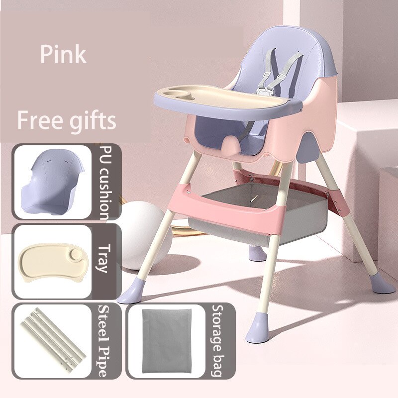 Best Baby High Chair for Newborns & Toddlers - Adjustable Infant Feeding Chair with Safety Harness - Perfect for Dining, Weaning & Playtime at Home