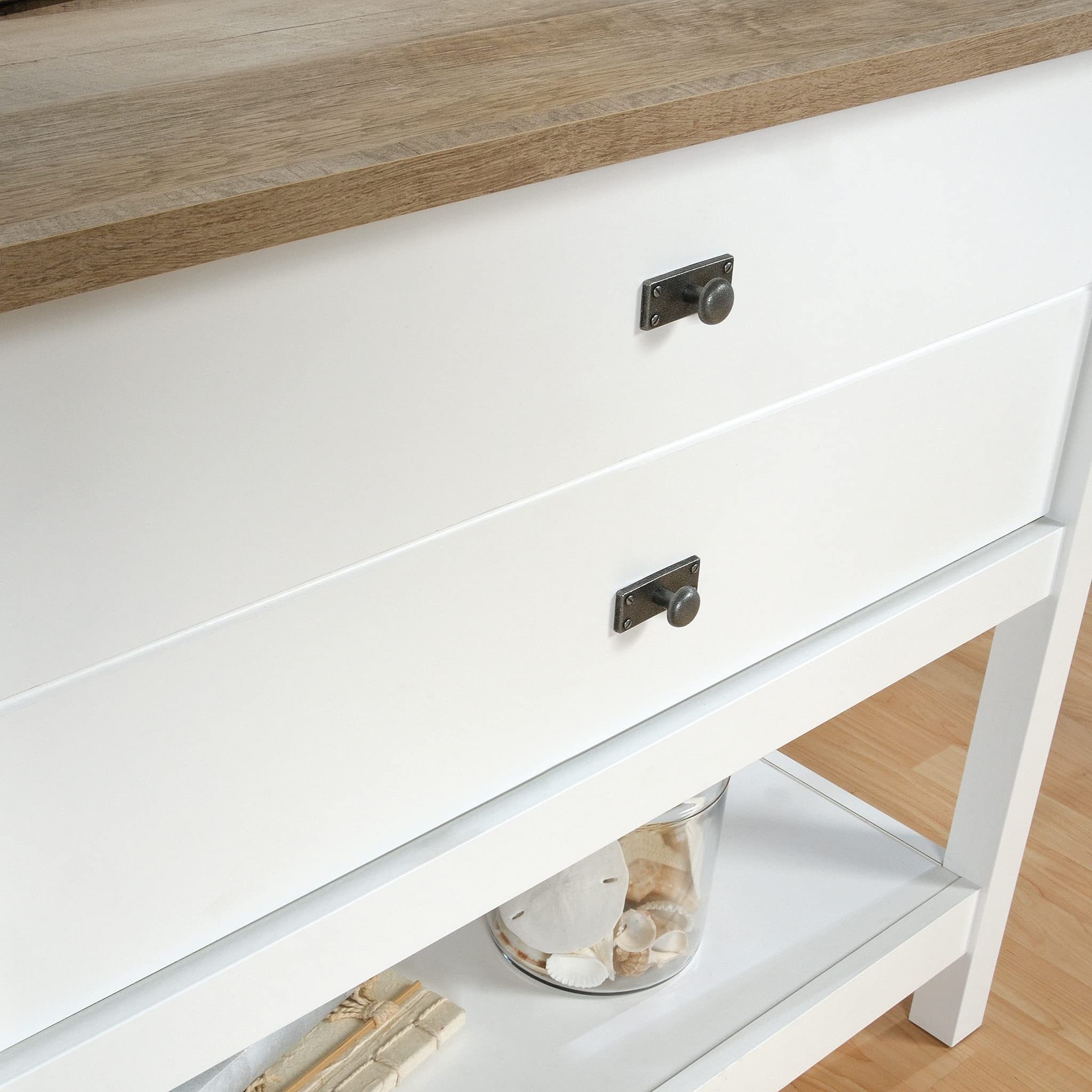 Sauder Cottage Road 1-Drawer Lateral File Cabinet - Soft White Finish - Home Office Storage Solution for Documents & Supplies