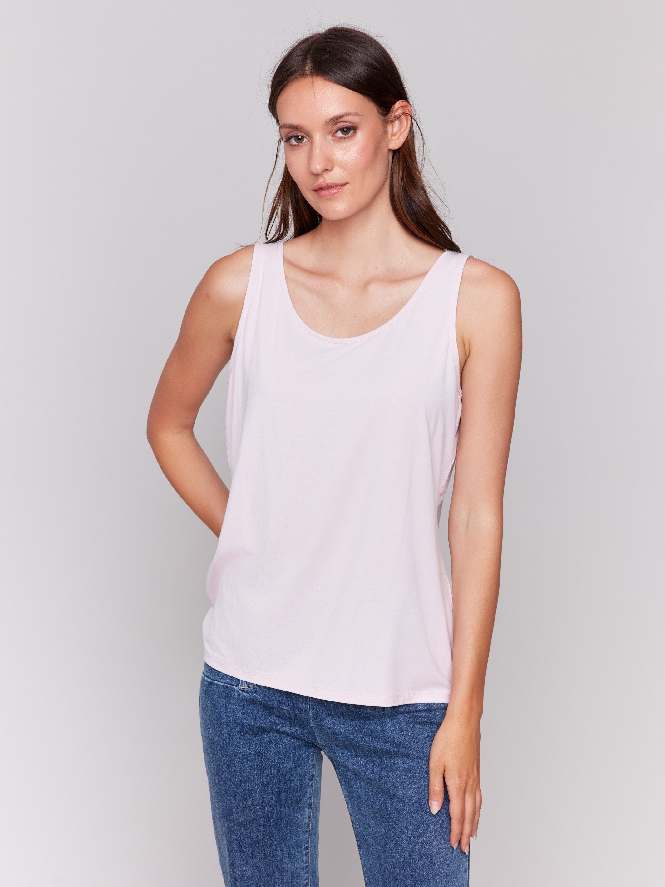 Reversible Bamboo Camisole Top for Women - Soft & Comfortable Petal Design - Perfect for Summer Outfits, Layering, and Casual Wear