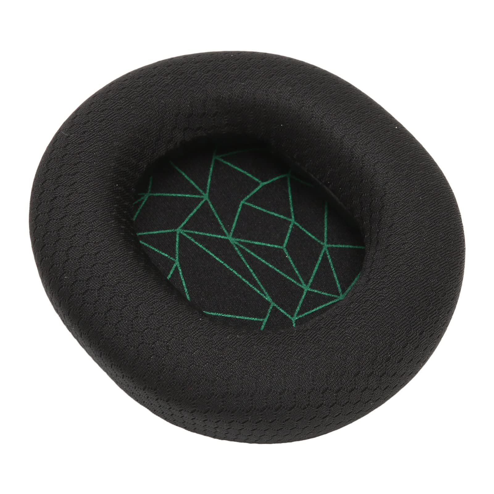Replacement Ear Pads for Steelseries Arctis 1/3/5/7/9 Pro Headset - Breathable Mesh & Sponge Cushions, Noise Isolation Earpads (Black & Green) - Perfect for Gaming, Music & Long Wear Comfort