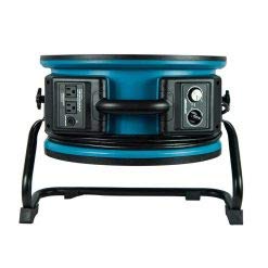XPOWER X-47ATR 1/3 HP High-Power Axial Air Mover Fan with Variable Speed Control & 3-Hour Timer - Blue (6 Pack) - Ideal for Water Damage Restoration, Floor Drying, and Industrial Ventilation