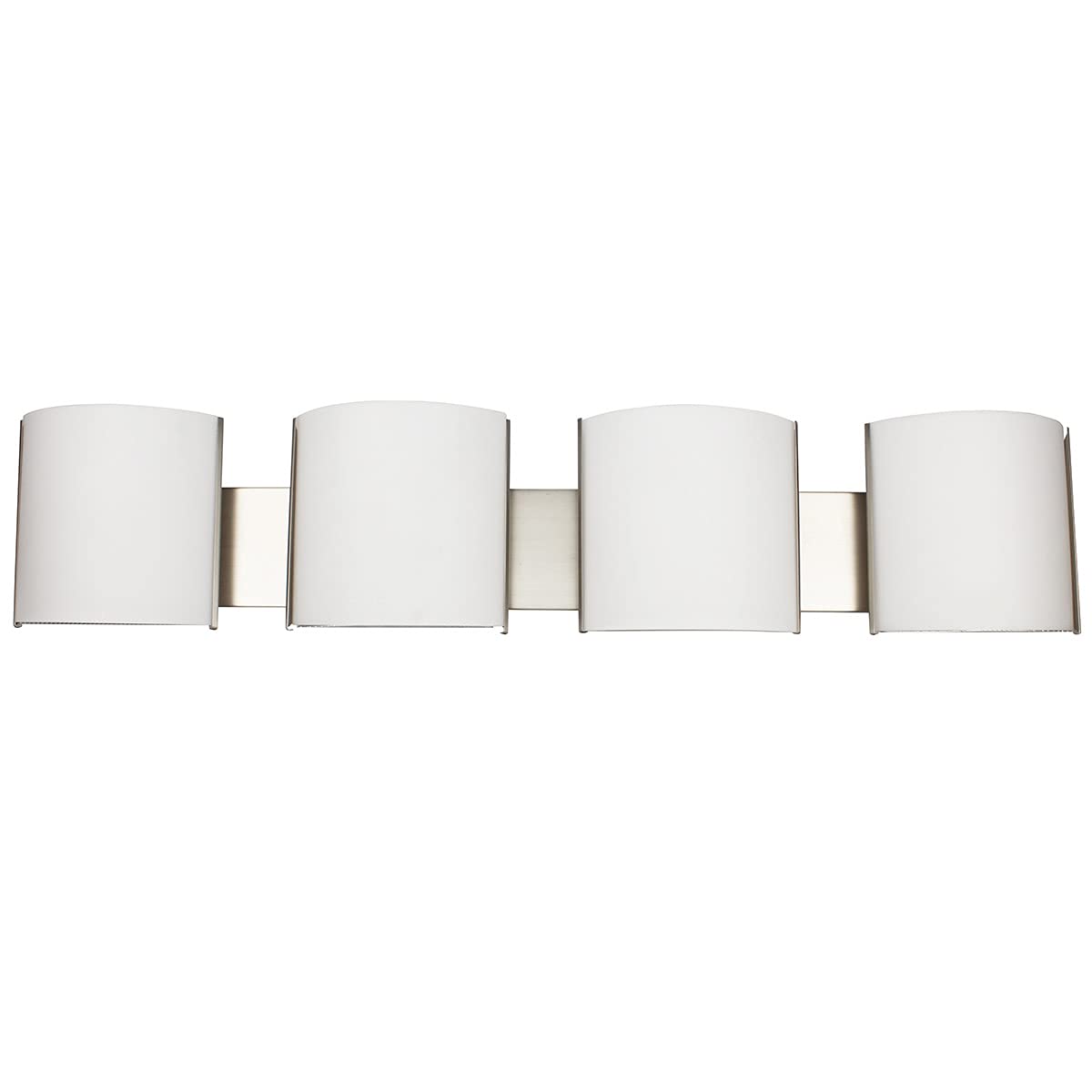 Miseno ML7764 41-Inch Wide LED Bathroom Vanity Light in Brushed Nickel Finish - Perfect for Modern Bathroom, Dressing Room & Makeup Area Lighting