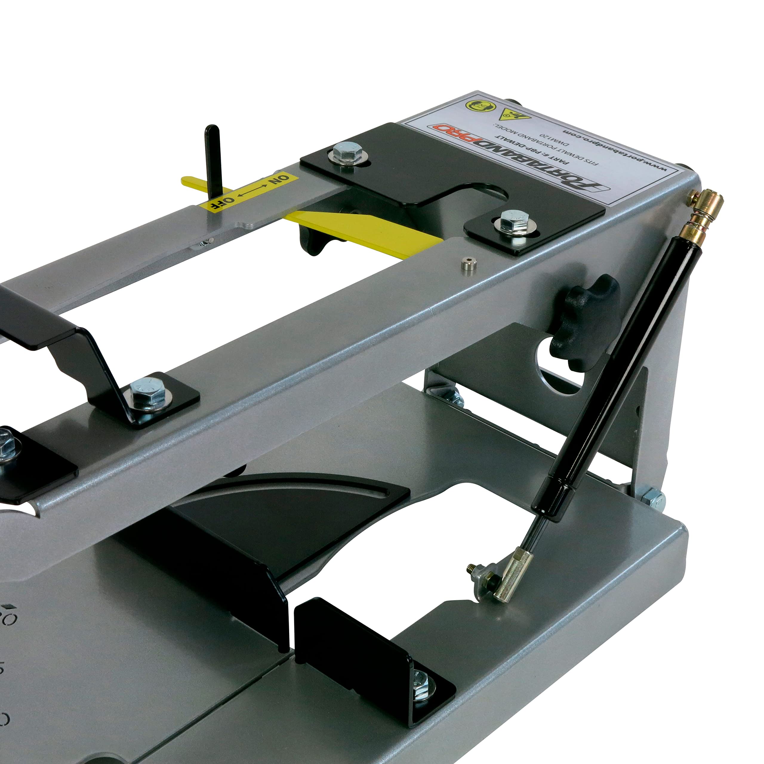 Premium Band Saw Stand for DeWalt DWM120 Portable Band Saw - Heavy Duty Metal Workbench Support with Adjustable Height for Woodworking, Metal Cutting & DIY Projects