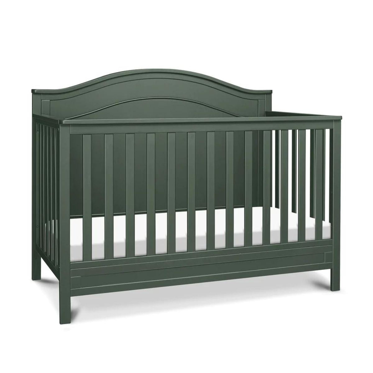 Charlie 4-in-1 Convertible Baby Crib - Toddler Bed, Daybed & Full-Size Bed Frame - Safe Nursery Furniture for Newborn to Adult - Perfect for Bedrooms, Daycare & Guest Rooms