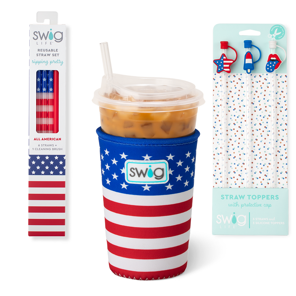All American Accessory Bundle - Premium Patriotic Accessories Set for Men & Women | Perfect for 4th of July, Memorial Day, and National Celebrations