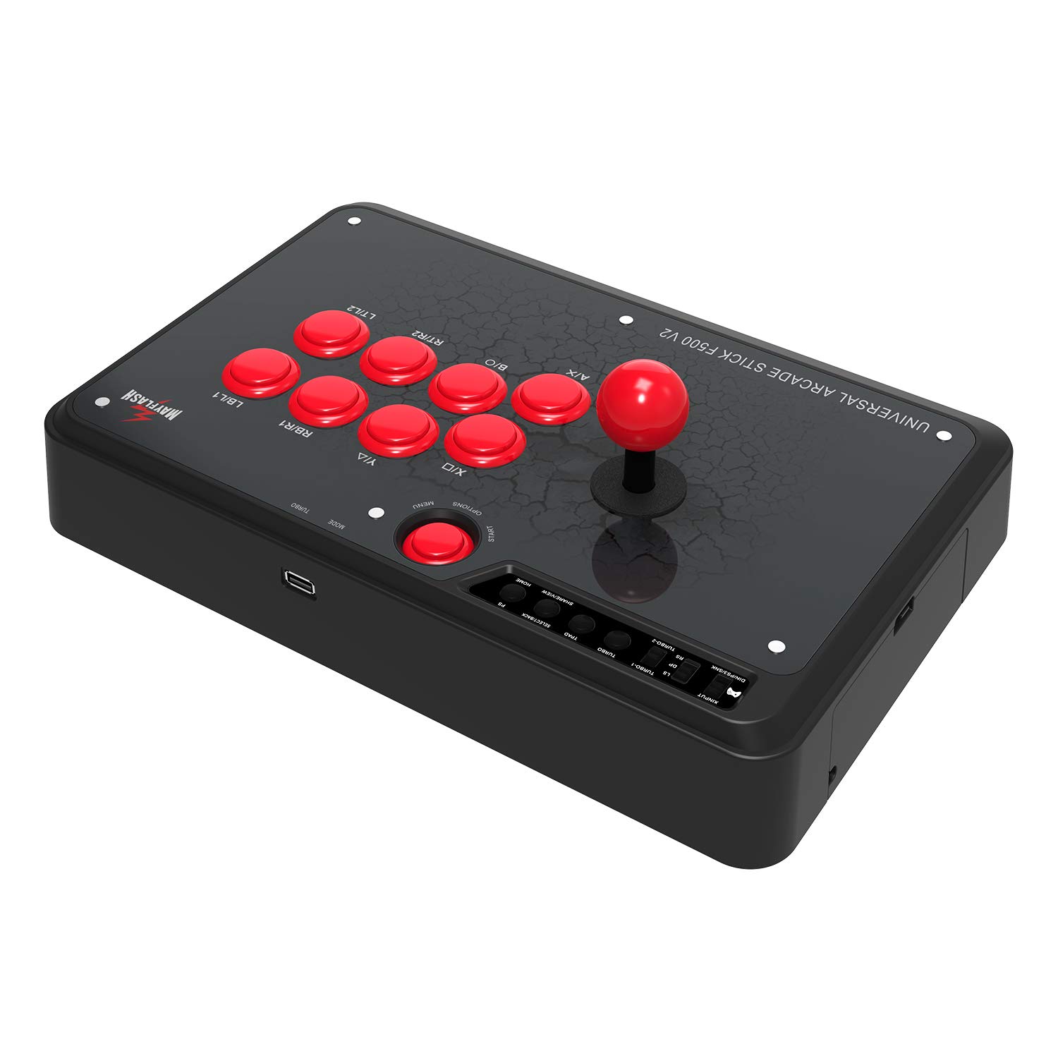 MAYFLASH F500 Universal Arcade Fight Stick for Nintendo Switch, Xbox Series X/S, Xbox One, PS4, PC, Mac, Android - Compatible with Multiple Gaming Consoles & Retro Systems - Perfect for Fighting Games, Retro Gaming & Esports Tournaments