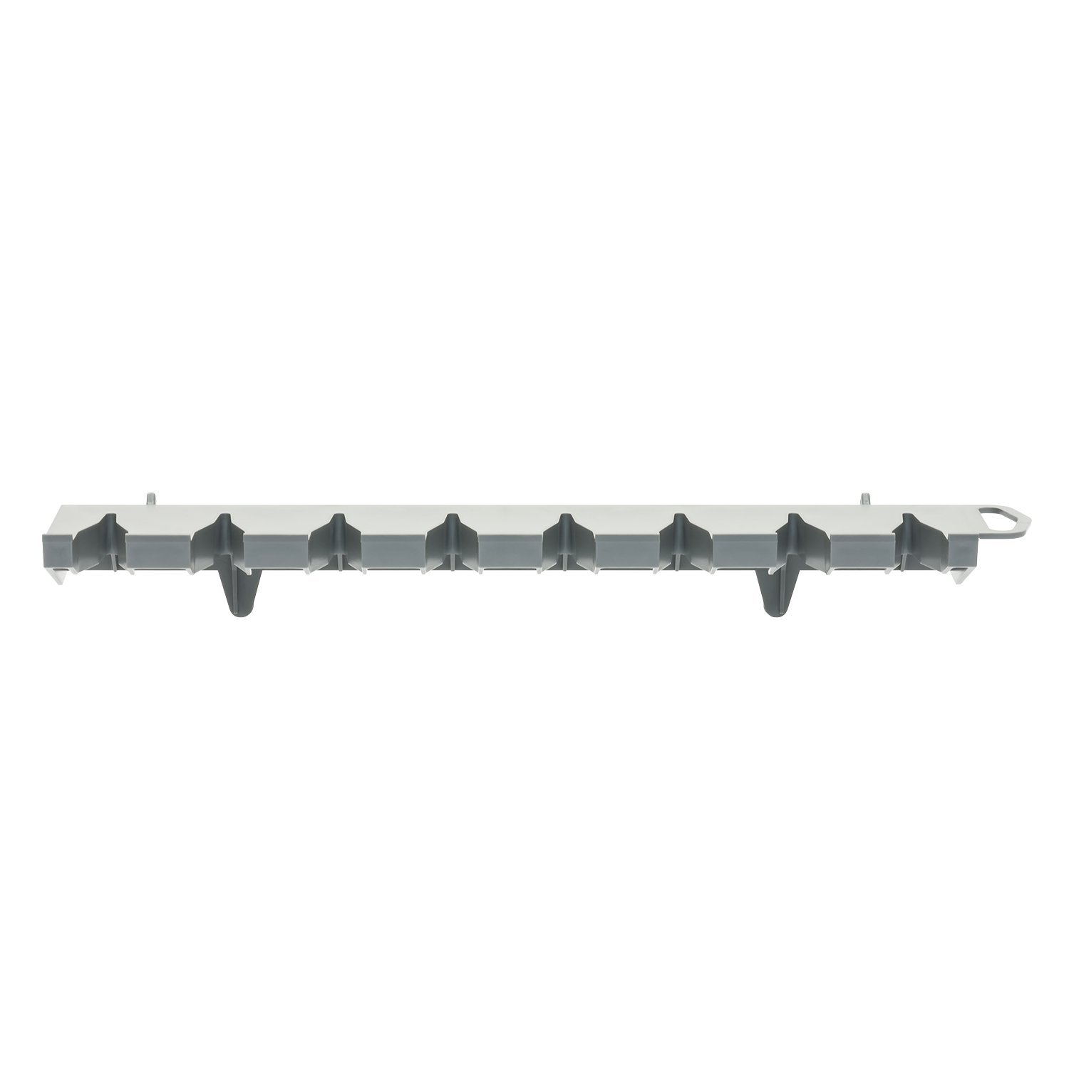 Ernst Manufacturing 5350 V-Slot Screwdriver Organizer - 8 Tool Holder for Workshop & Garage Organization (Grey) - Perfect for Tool Storage, DIY Projects & Professional Workspaces