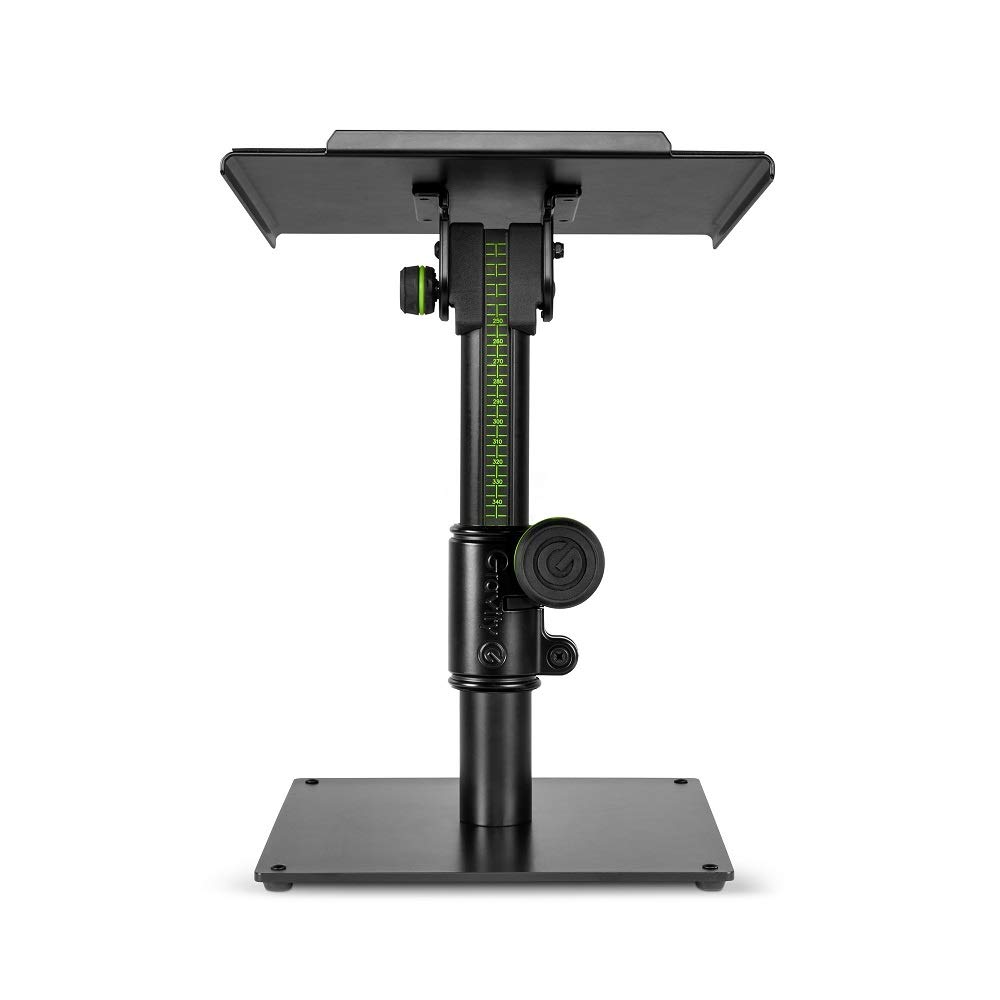 STANDS SP 3102 Studio Monitor Speaker Stands - Heavy Duty Adjustable Speaker Stand for Studio Monitors, PA Speakers & DJ Equipment (Pair, Black) - Perfect for Home Studios, Recording Studios & Live Performances