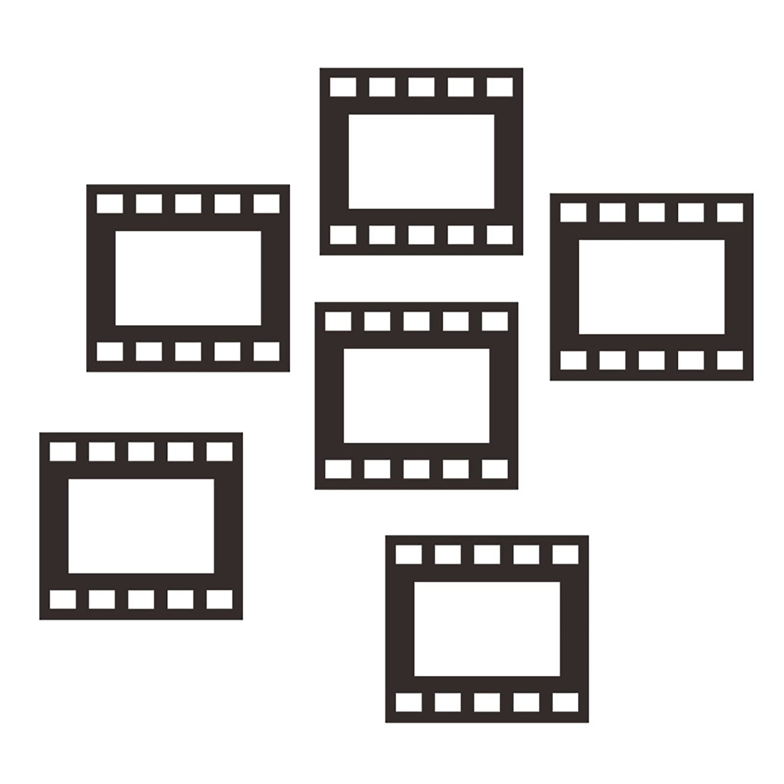 Luwsldirr Elegant PVC Filmstrip Pattern Sticker - Easy to Apply Wall Decals for Kids Room Decor, Nursery, Playroom & Classroom