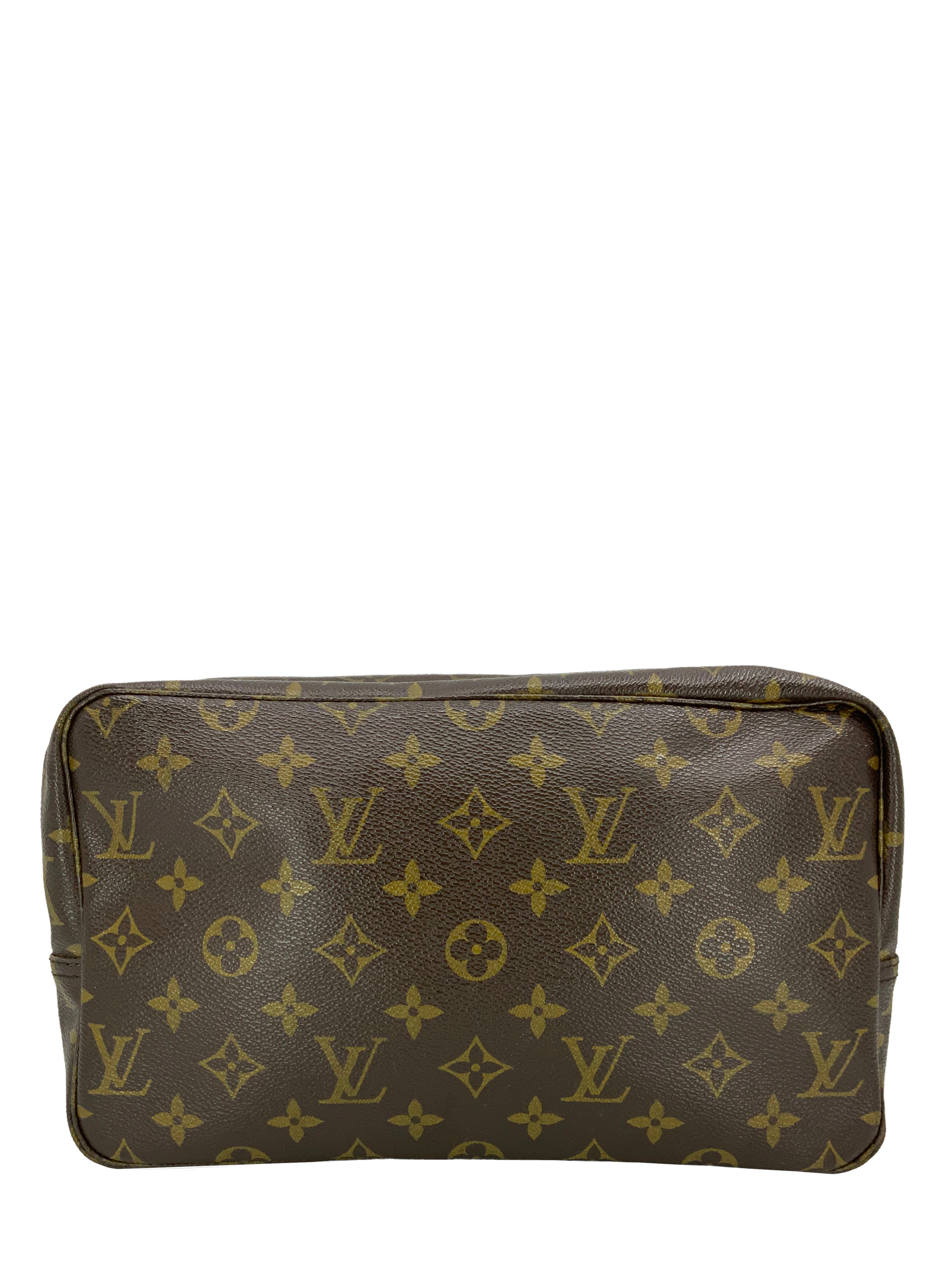 Authentic Louis Vuitton Vintage Monogram Canvas Trousse Toilette 28 Cosmetic Bag Pouch - Luxury Travel & Everyday Makeup Organizer for Women