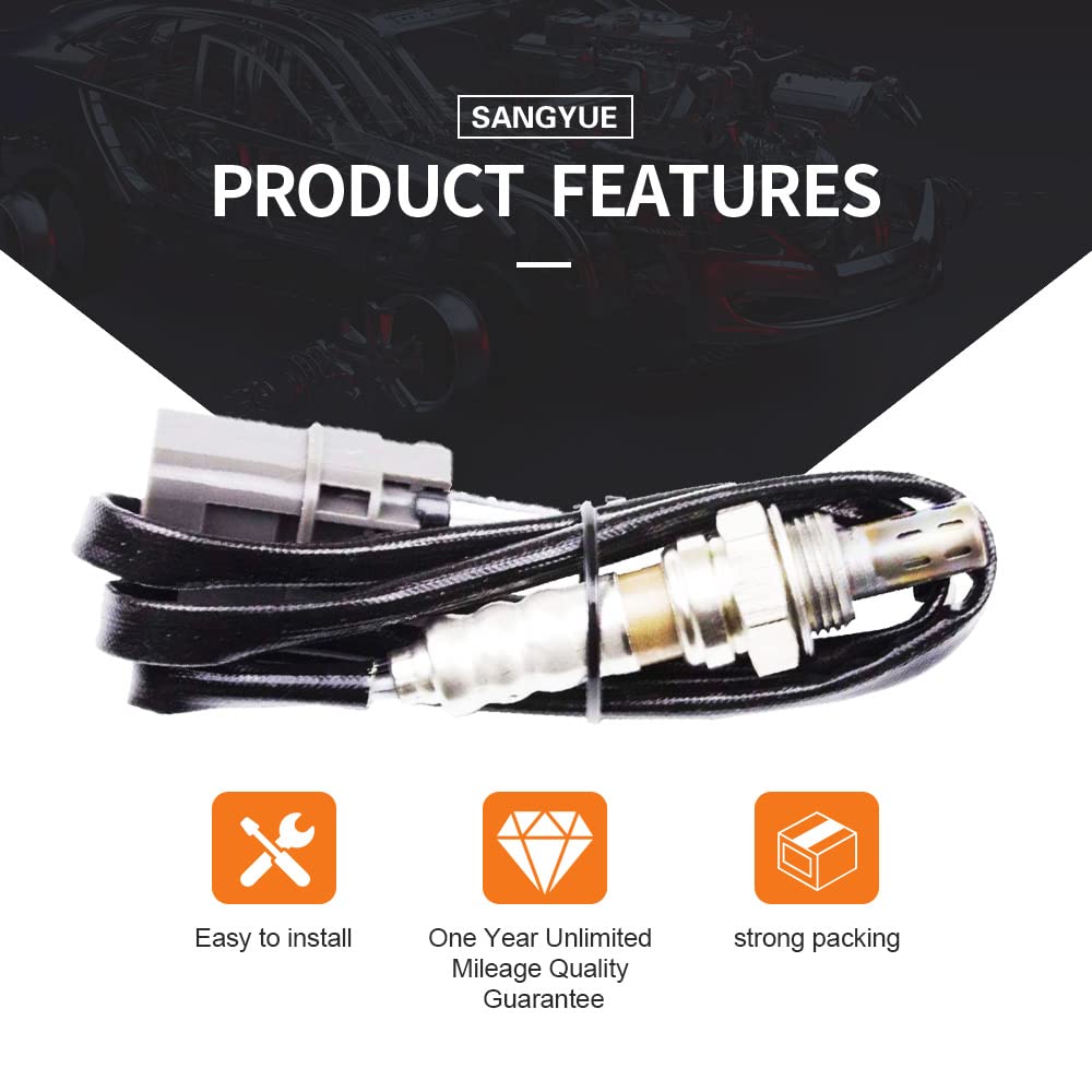 Oxygen Sensor for Nissan Frontier 2001 2002 3.3L V6 Upstream & Downstream Set of 4 - Direct Fit Replacement for Improved Engine Performance & Fuel Efficiency