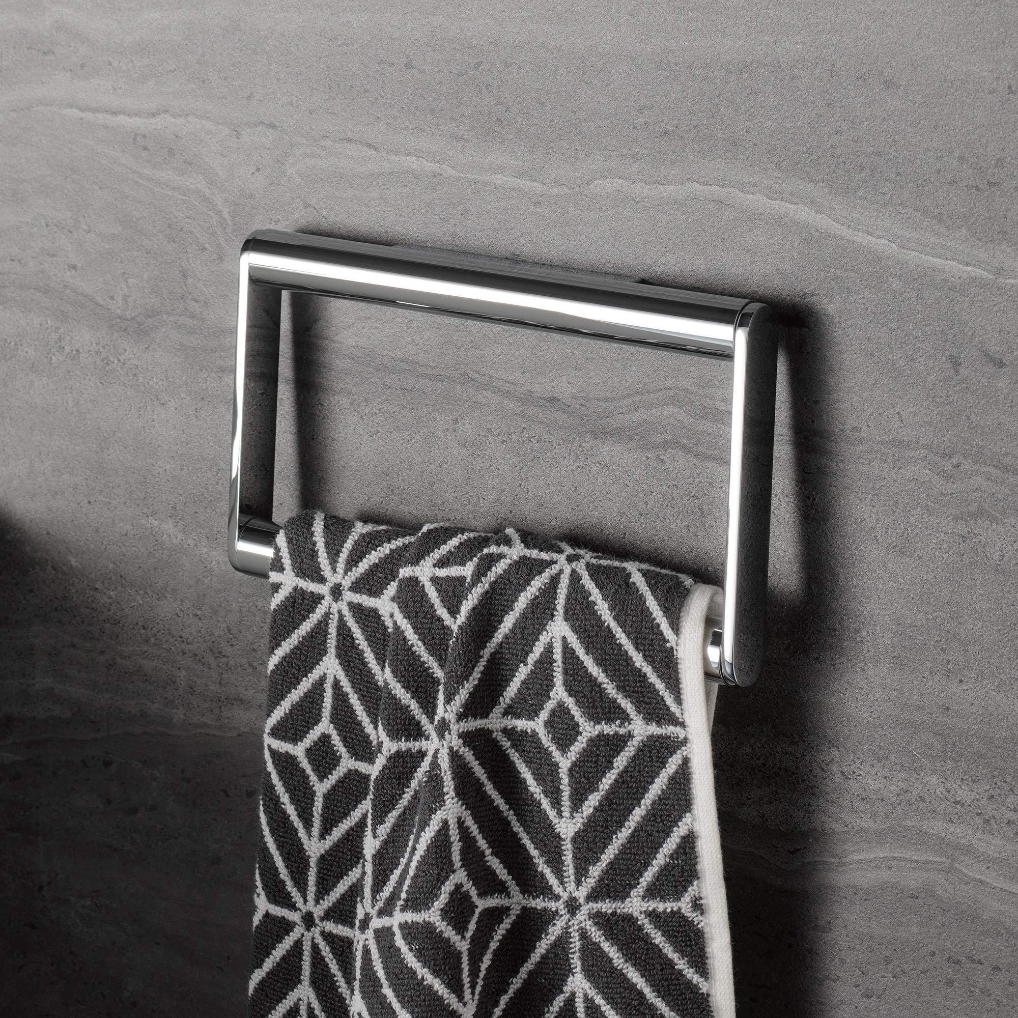 Polished Chrome Towel Ring - Modern Bathroom Accessory for Hand & Face Towels - Perfect for Bathroom, Spa & Guest Room Decor
