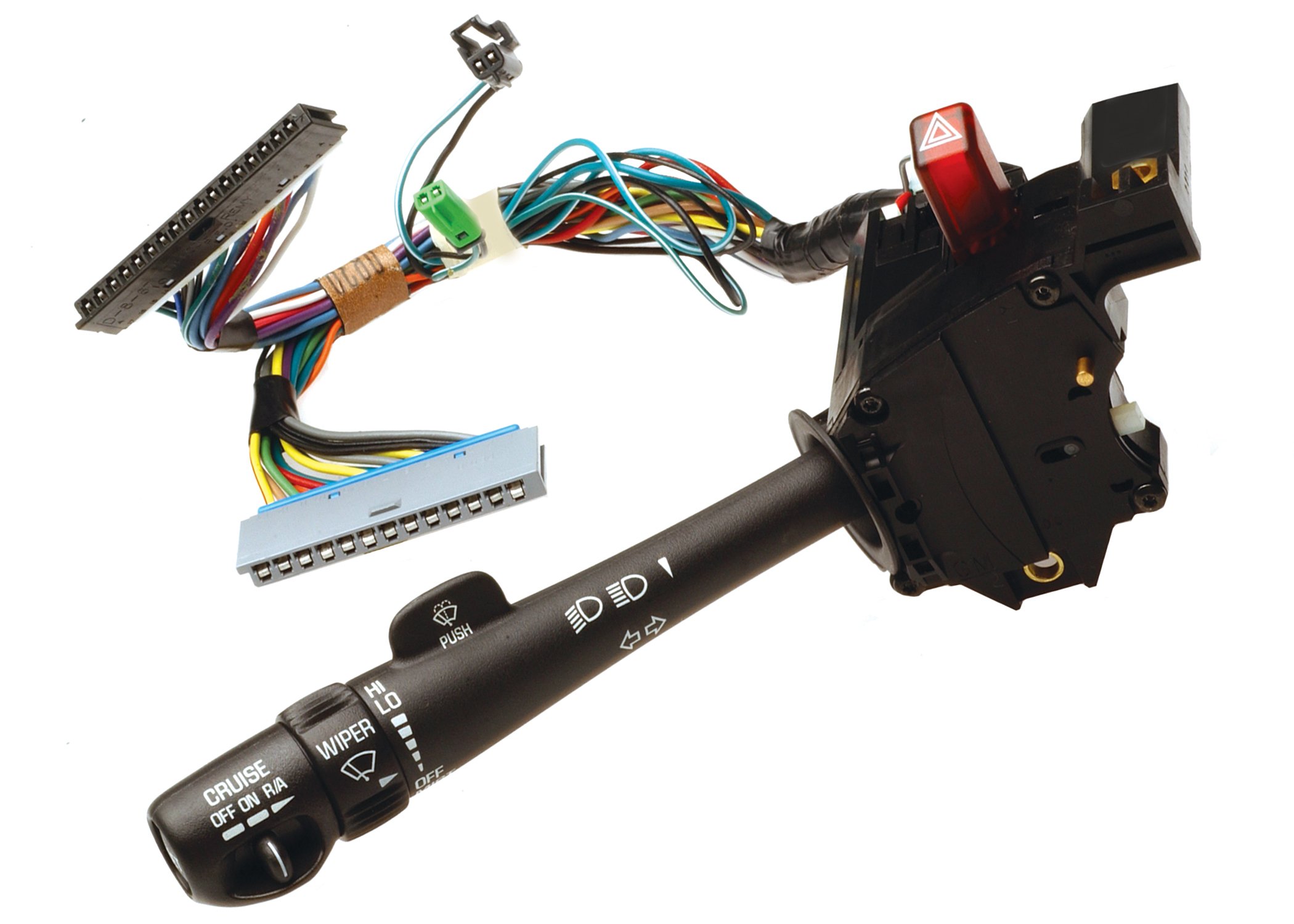 ACDelco GM Original Equipment D6257C Turn Signal, Headlight Dimmer, Windshield Wiper & Hazard Switch with Lever - Compatible with Select GM Vehicles | Perfect for Safe Driving & Night Visibility