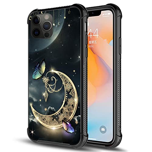 Golden retro Fantasy Starry moon Butterfly