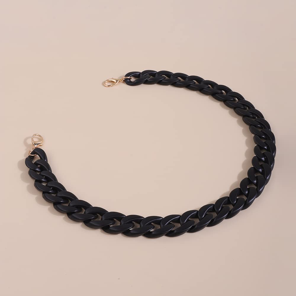 Acrylic Resin Handbag Chain Strap - Durable Replacement Shoulder Crossbody Bag Strap for Women's Purses - Perfect for Casual Outings, Parties, and Everyday Use