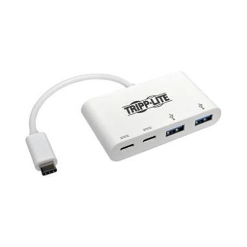 4-Port USB Hub with Type A and Type C Ports - Fast Charging & Data Transfer for Laptop, Phone, Tablet - Home, Office, Travel Use