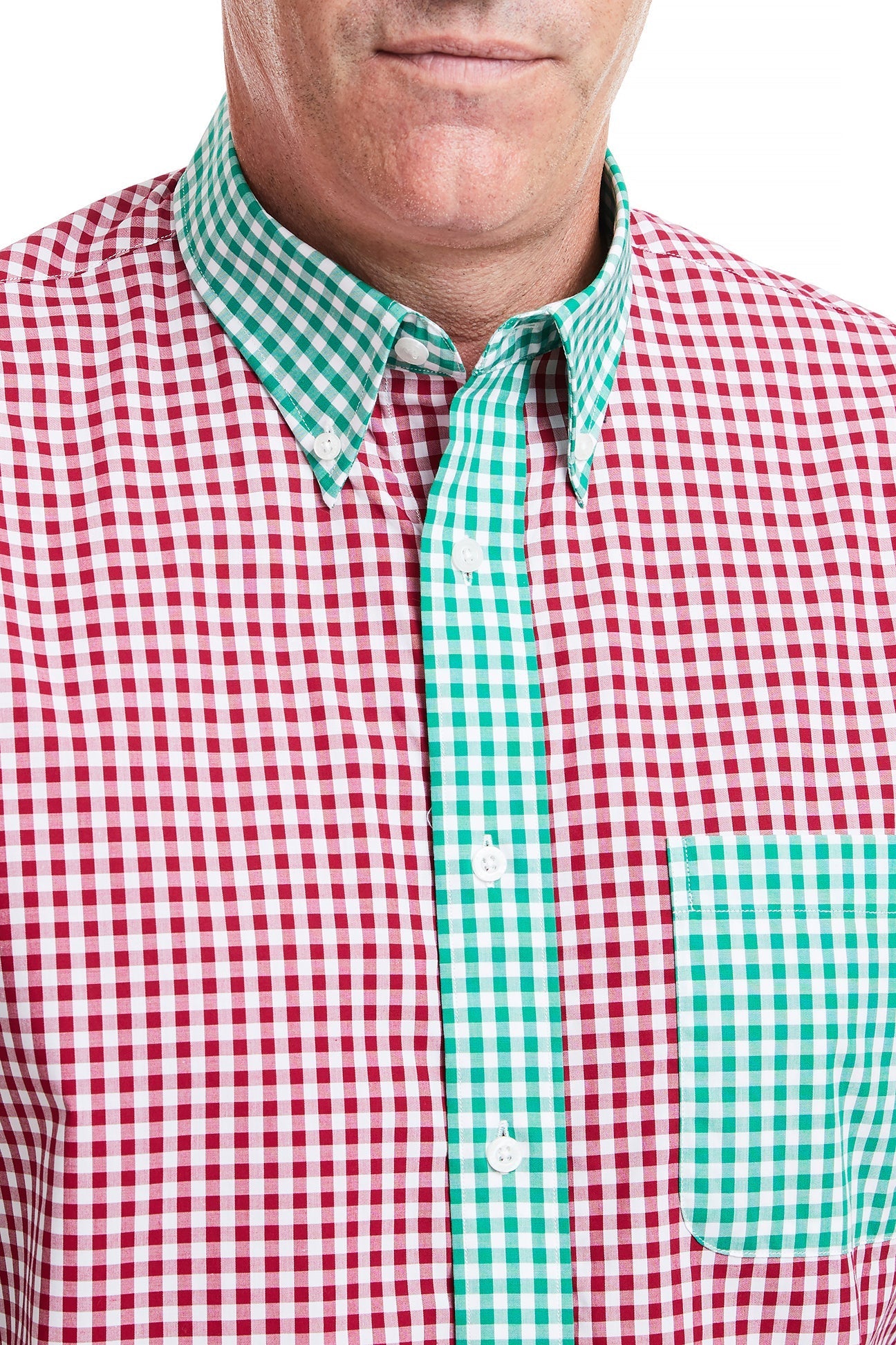 Stylish Chase Shirt Gingham Holiday Panel - Classic Checkered Button-Up for Men & Women - Perfect for Christmas Parties, Family Gatherings & Festive Occasions