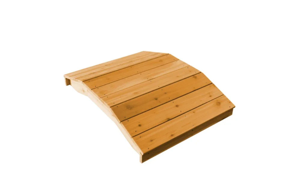 Premium Wooden Plank Bridge for DIY Projects, Garden Decor, and Model Train Scenes - Durable Natural Wood Miniature Bridge for Crafts, Landscaping, and Railroad Displays