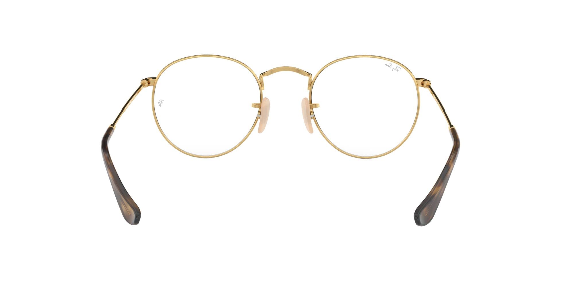 Ray-Ban Rx3447v Round Metal Prescription Eyeglass Frames - Classic Retro Style for Men & Women - Perfect for Reading, Driving & Fashion Accessories
