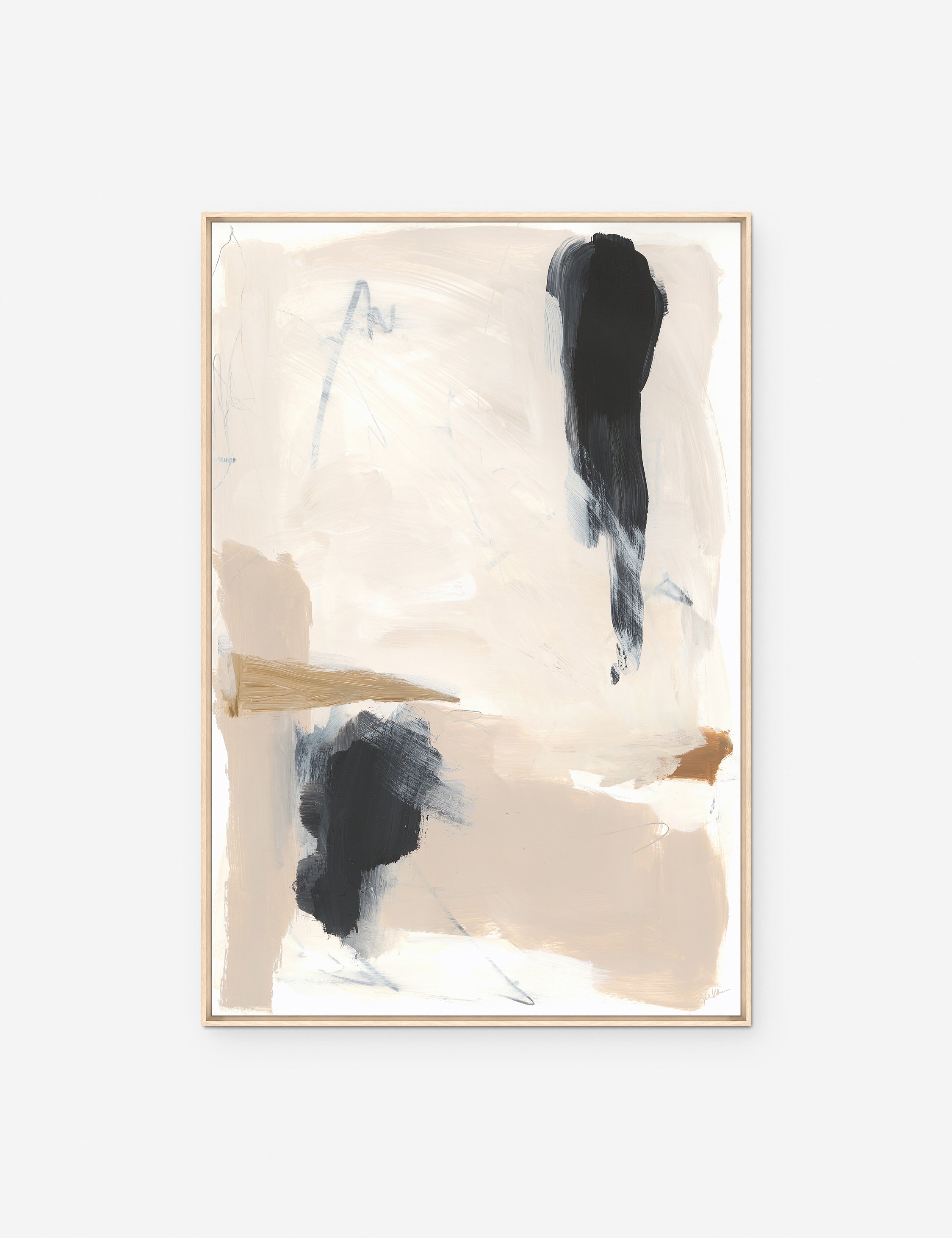Beyond Expectations X Wall Art by Justin Quinn Williams - Modern Abstract Canvas Painting for Living Room, Bedroom & Office Decor