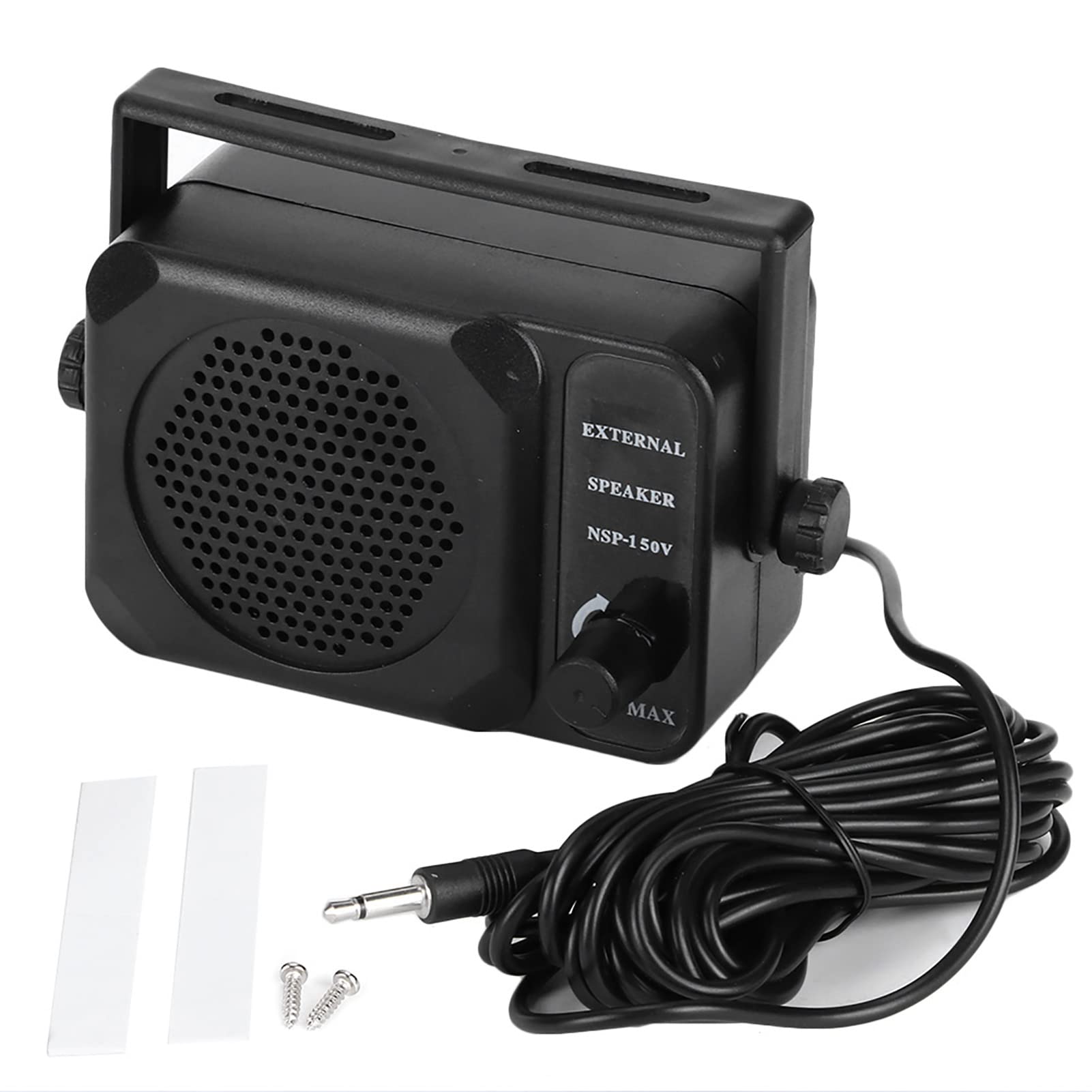 Car Speaker Mini External Speaker NSP-150V 2-Way Radio CB HF VHF UHF Transceiver Accessory with 3W Speakers for Car Truck Vehicle - Ideal for Mobile Communication and On-the-Go Connectivity
