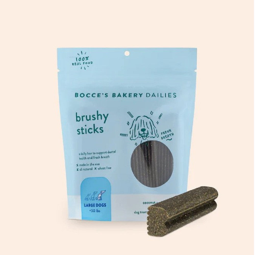 All Natural Coconut Mint Dental Chew Sticks for Dogs - Freshens Breath & Cleans Teeth - Perfect for Small & Large Breeds - Healthy Dog Treats for Oral Care & Training Rewards