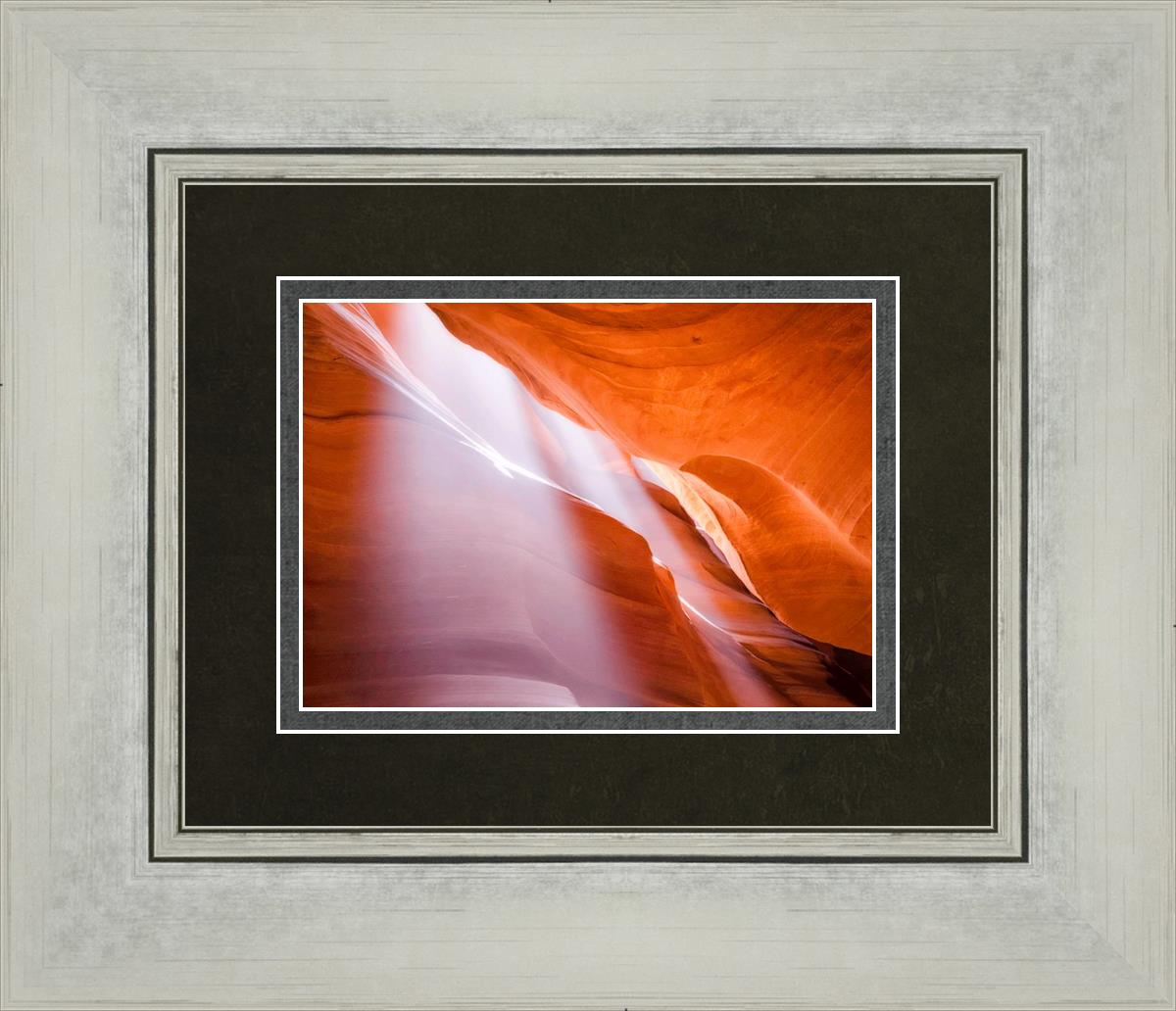 Stunning Antelope Canyon Light Shafts Wall Art - Natural Sunbeam Photography Print for Home & Office Decor - Perfect for Living Rooms, Bedrooms & Workspaces