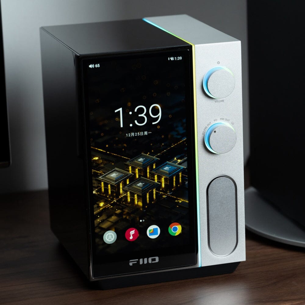 FiiO R9 Flagship Digital Media Streamer with Dual ES9038PRO DAC Chips - High-Resolution Audio Player for Home Theater & Studio Recording