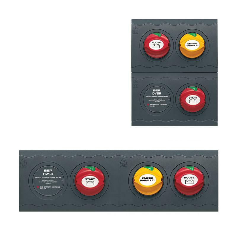 BEP Contour Connect Battery Distribution Cluster with VSR - Dual Battery System for Single Engine Boats | Marine Power Management for Reliable Performance on Water