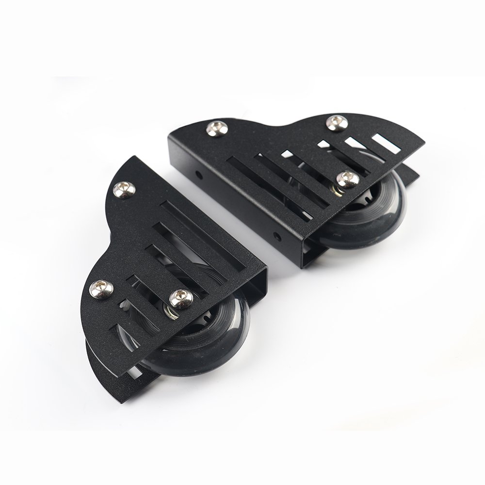 Heavy Duty Bottom Rollers for Sliding Ladder - 1 Pair Replacement Wheels for Smooth Gliding | Perfect for Warehouse, Garage, and Industrial Ladder Mobility