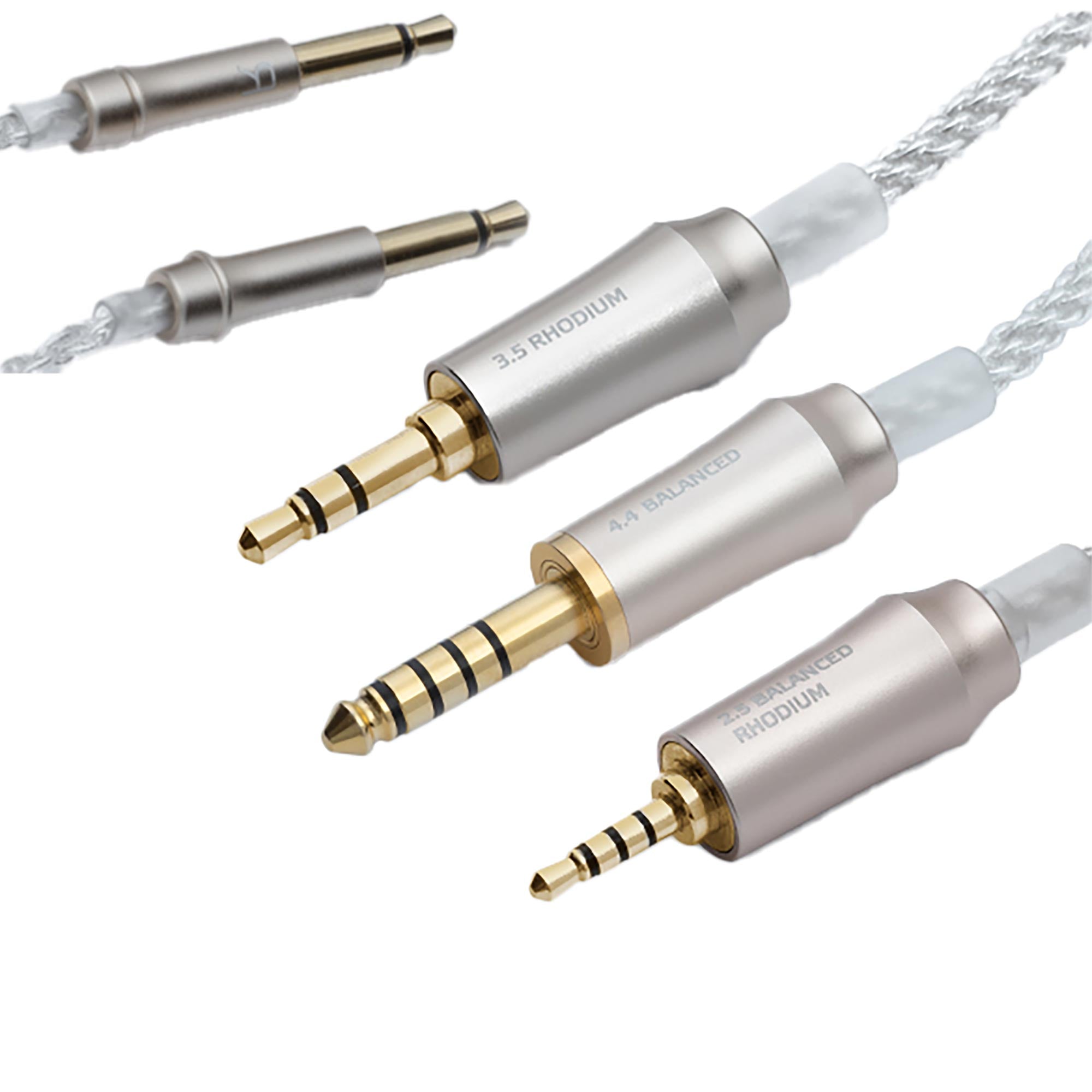 Premium Meze 99 Series Silver Plated Audio Cable - High-Quality Replacement Cable for Headphones - Perfect for Audiophiles, Studio Recording & Home Entertainment