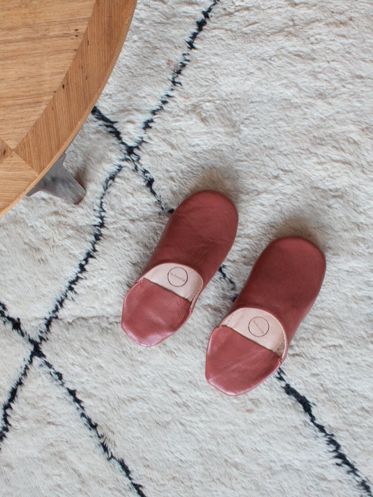 Authentic Moroccan Babouche Slippers - Soft Leather Comfort House Shoes for Men & Women - Terracotta Color | Perfect for Home, Lounge, Spa & Cultural Fashion