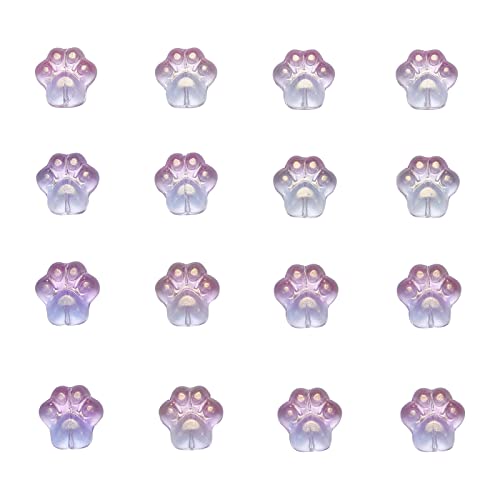 Paw Lampwork - 100Pcs