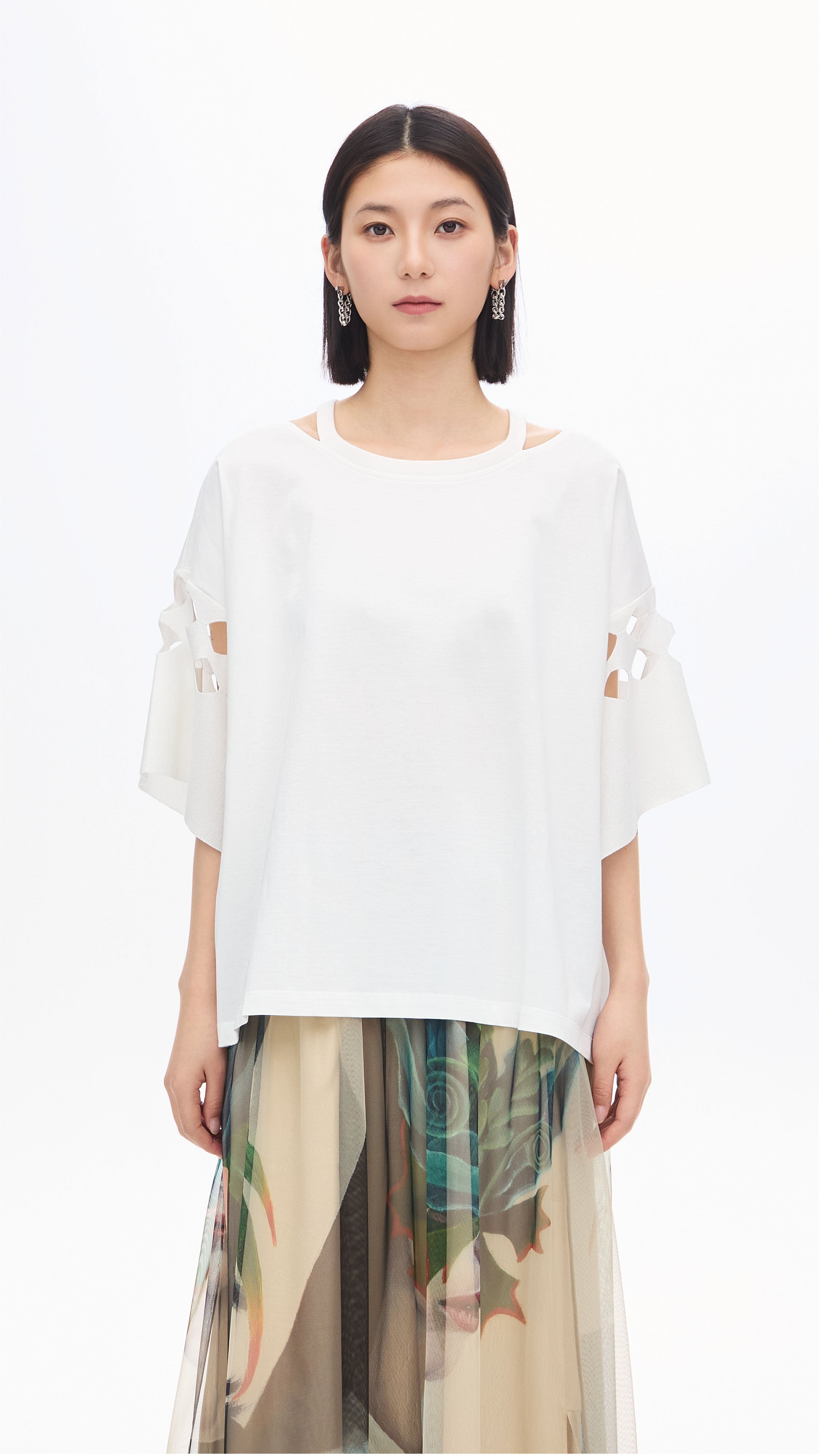 Trendy Women's Cut Out Tee - Sexy Off Shoulder T-Shirt for Summer | Casual Outfit, Party Wear & Street Style Fashion