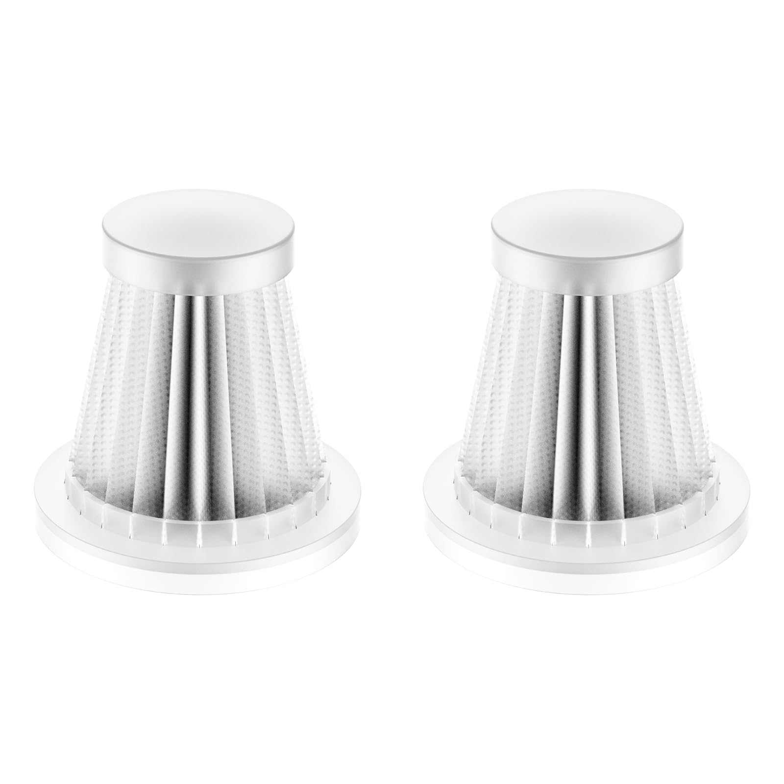 2 Pack Replacement Filters Compatible with Fanisic, Opinta, Pordsioc CV103 Handheld Vacuum Cleaner - Perfect for Home, Car, and Pet Hair Cleaning
