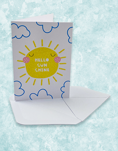 Hello Sunshine Note Cards - Beautiful Floral Greeting Cards for Birthdays, Thank You & Encouragement - Perfect for Handwritten Notes, Gifts & Special Occasions