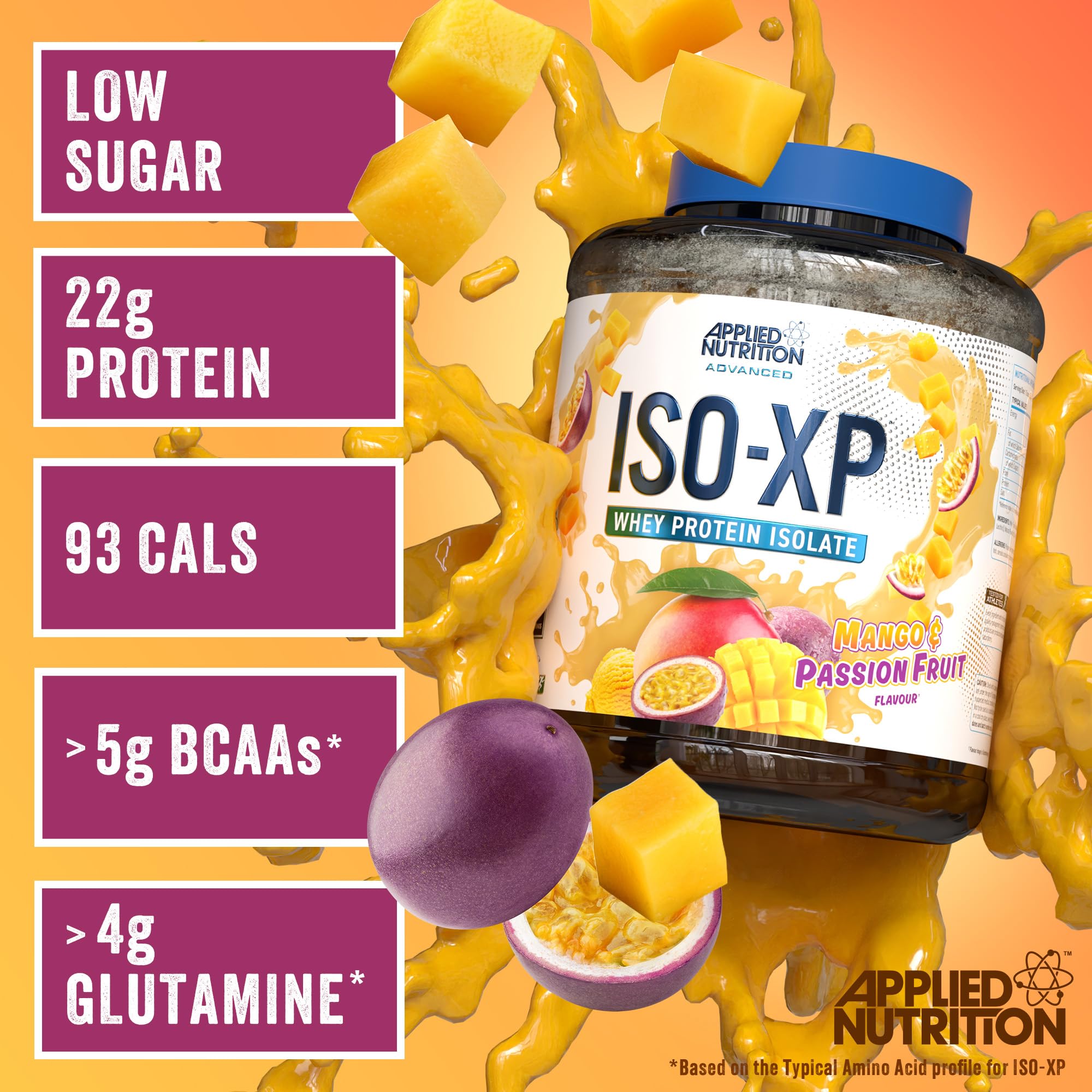 Applied Nutrition ISO XP 1800g Whey Protein Powder - Premium Muscle Recovery & Growth Supplement for Athletes & Bodybuilders | Post-Workout, Meal Replacement & Fitness Nutrition