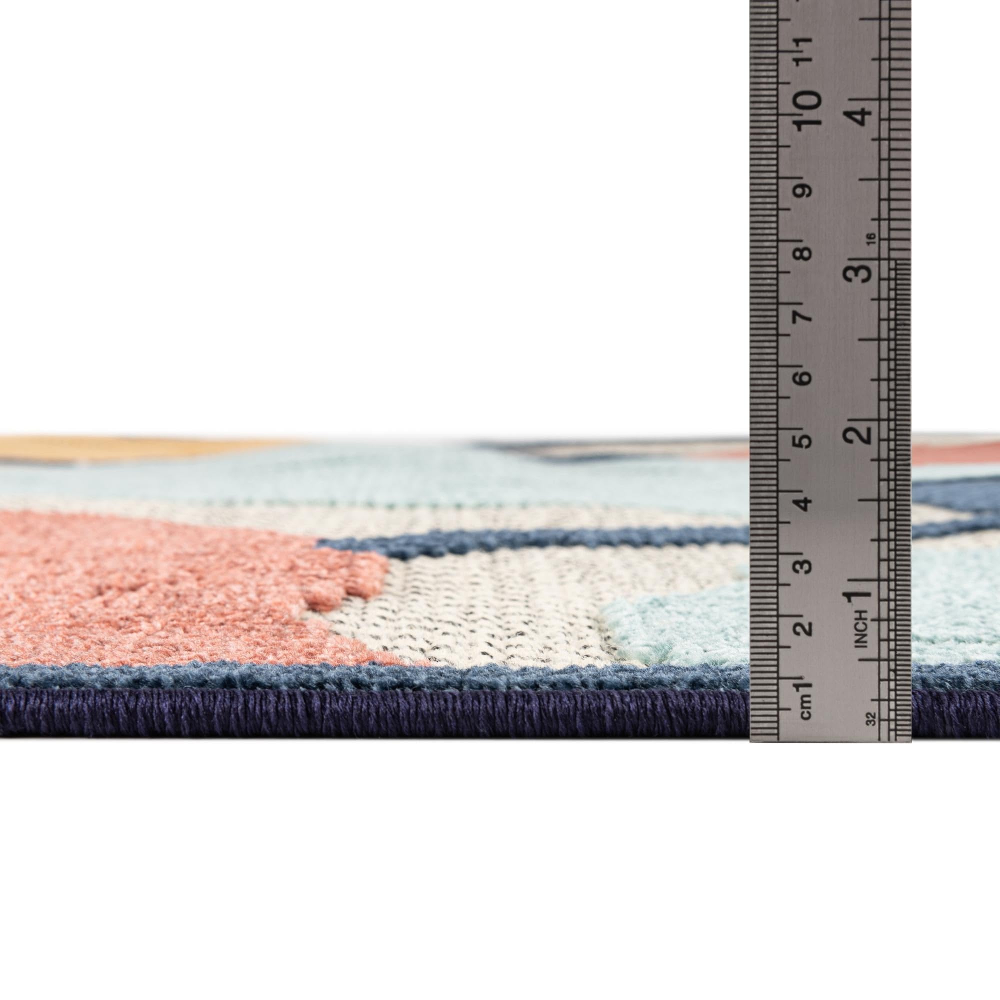 Unique Loom Belize Outdoor Collection Area Rug - 5'3