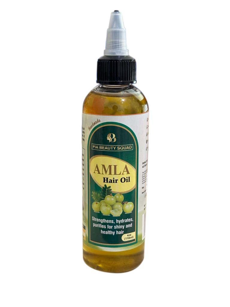 Organic Amla Hair Oil for Hair Growth & Scalp Health - Reduces Hair Fall & Adds Shine - Perfect for Dry, Damaged Hair & Daily Hair Care Routine